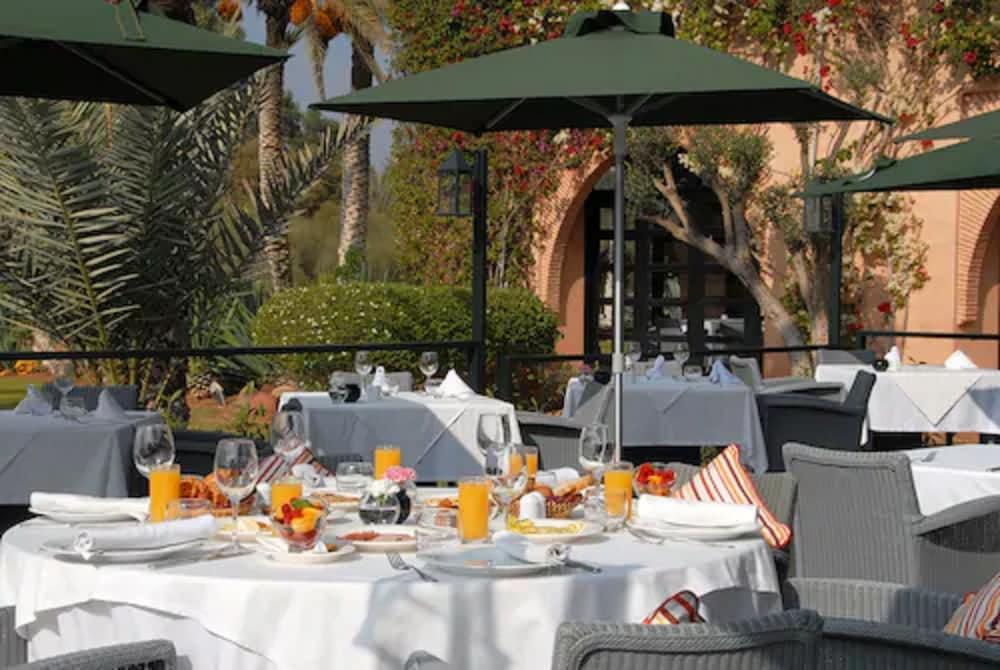 Tikida Golf Palace - Relais&Châteaux Agadir Exterior foto The hotel's restaurant