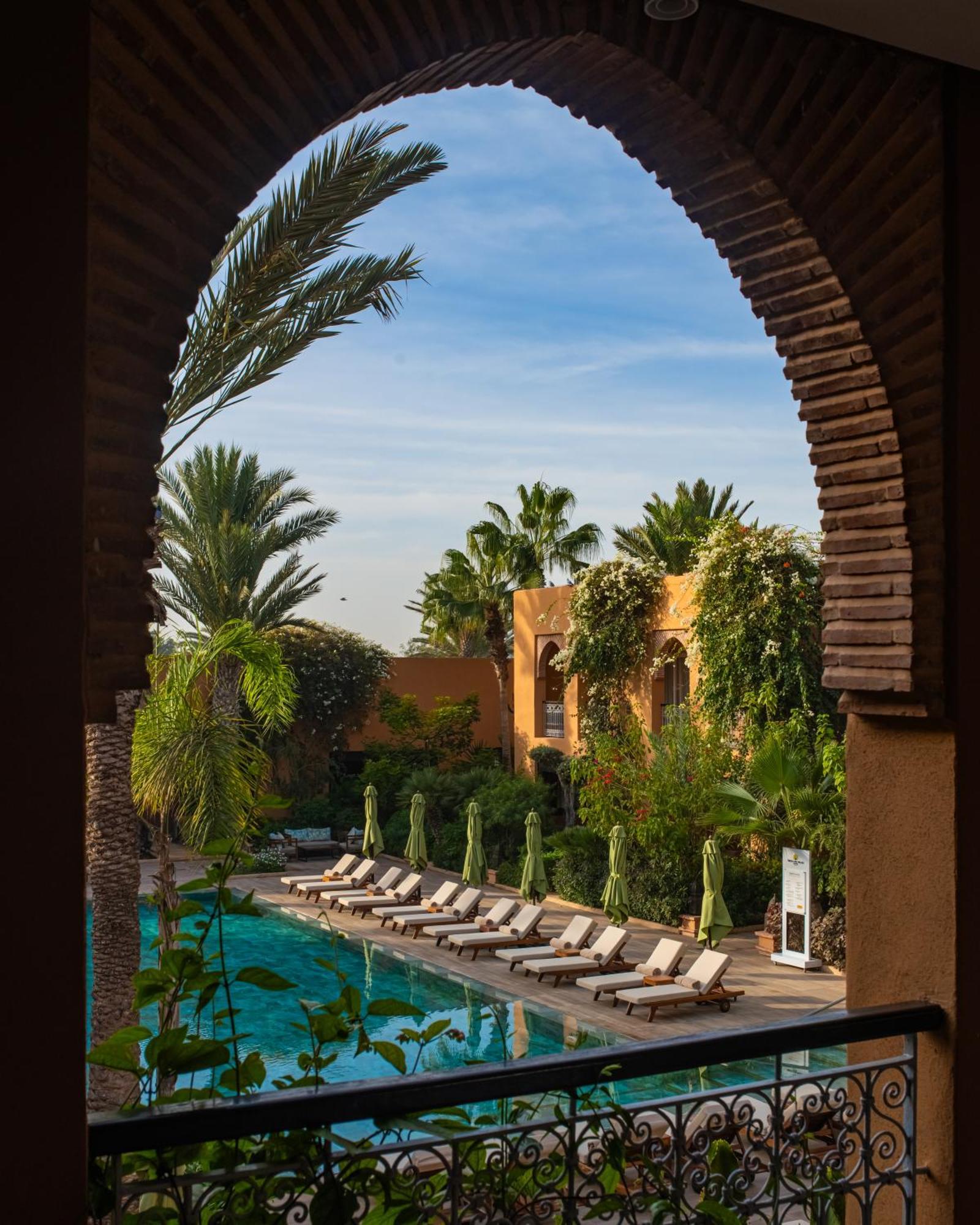 Tikida Golf Palace - Relais&Châteaux Agadir Exterior foto The swimming pool at the hotel