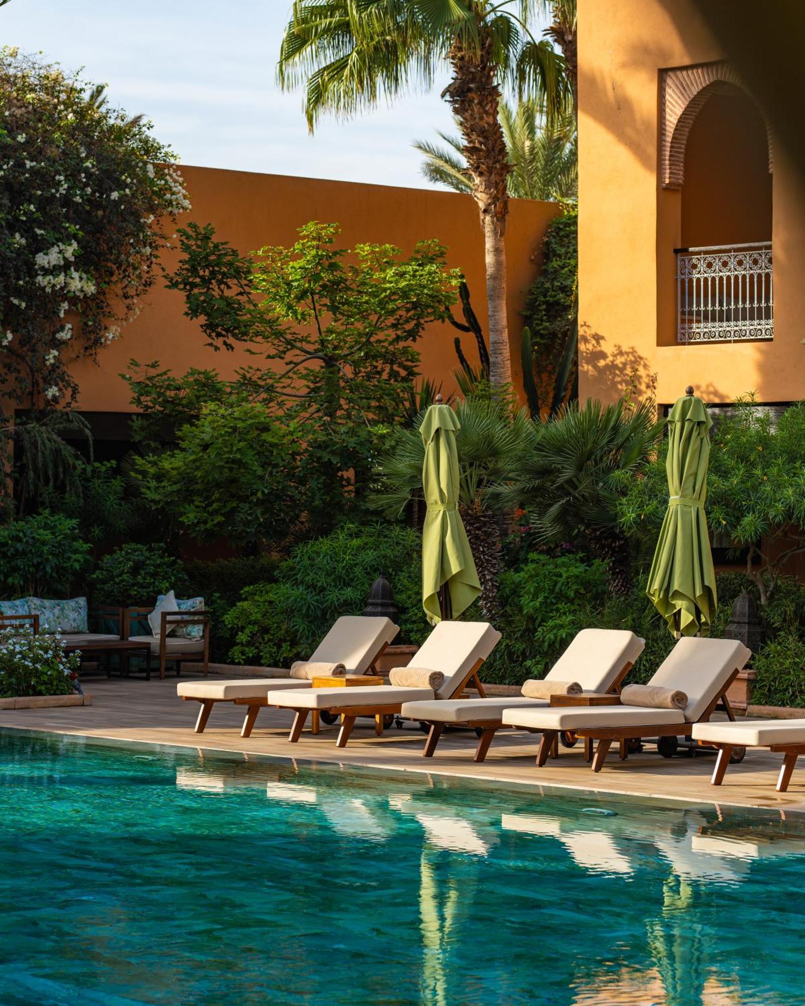 Tikida Golf Palace - Relais&Châteaux Agadir Exterior foto The swimming pool at the Four Seasons Hotel, Marrakech