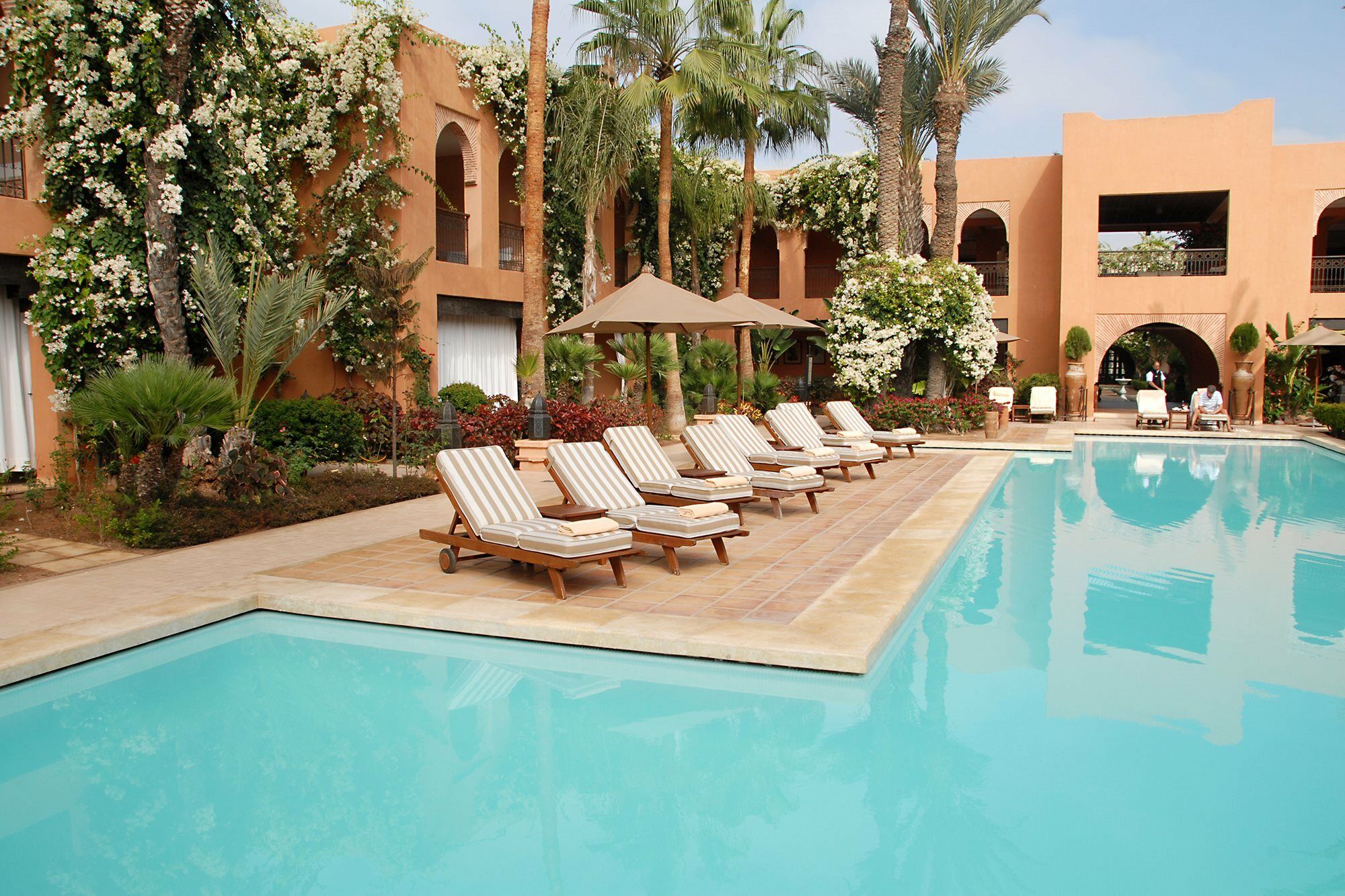 Tikida Golf Palace - Relais&Châteaux Agadir Exterior foto The swimming pool at the hotel